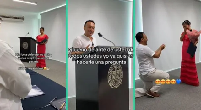 La propuesta de matrimonio fue viral en TikTok.