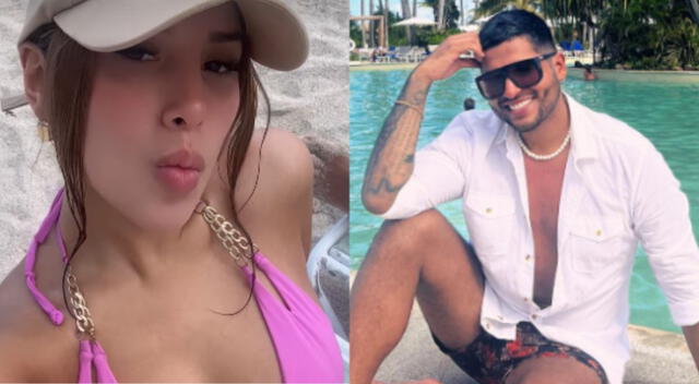 Yahaira Plasencia y Jair Mendoza juntos en Estados Unidos.