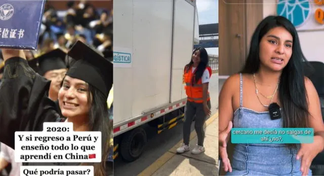 Ingresó a la UNI, becada en Universidad China y su actual trabajo impacta a miles en TikTok.