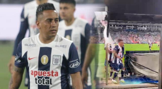 Christian Cueva le contestó a la hinchada que le reclamaba.