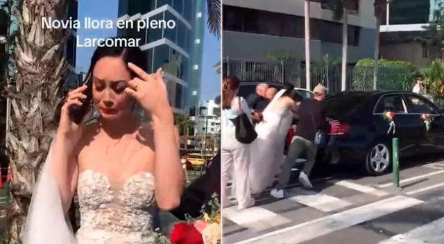 Novia no aguantó las lágrimas y lloró al sentirse frustrada antes de su boda.