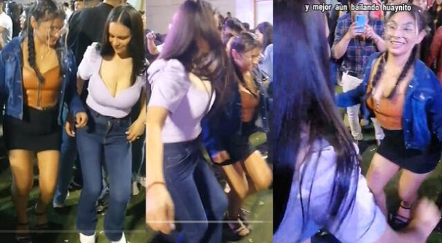 Peruanas se roban el show con sus singulares movimientos al ritmo de huayno y se vuelven viral en TikTok.