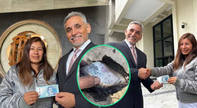 Zoila Gómez recuperó parte de su dinero tras incendio.