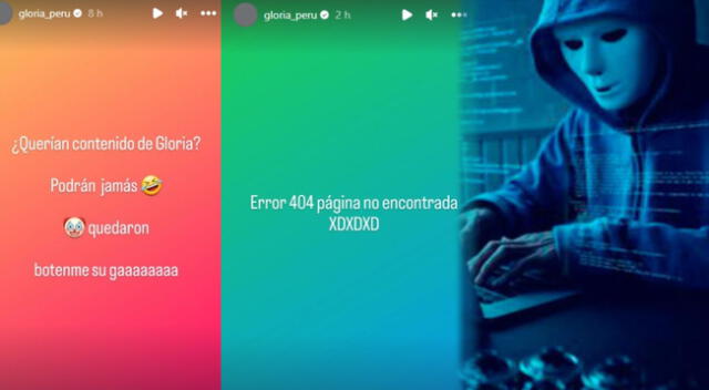 Redes sociales de Gloría Perú habría sido hackeado