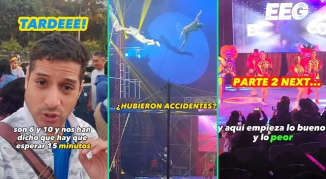 El tiktoker registró toda la presentación y fue viral en TikTok. El tiktoker registró toda la presentación y fue viral en TikTok.