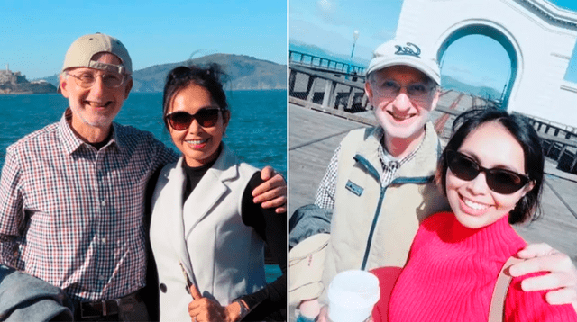 Una pareja sorprendió en las redes sociales al llevarse 42 años de diferencia.