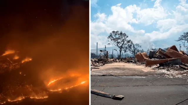 Los incendios en Hawái dejan un saldo de 55 muertos y posiblemente aumente con el pasar de las horas.