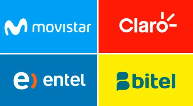 Claro, Movistar, Entel y Bitel son las compañías privadas que dominan el mercado de telecomunicaciones en Perú.