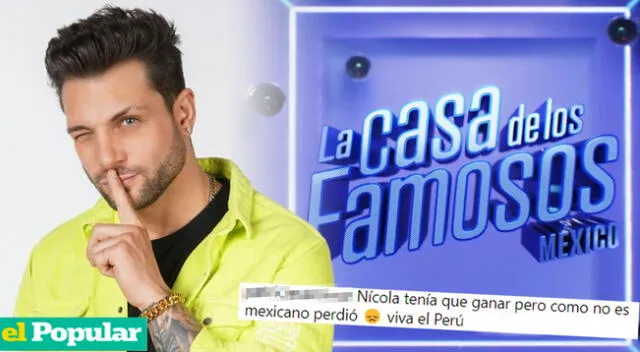 Nicola Porcella obtuvo el segundo lugar en la primera temporada de La casa de los Famosos México.