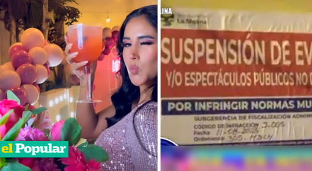 ¿Qué dijo Melissa Paredes sobre la suspensión de su fiesta de cumpleaños?