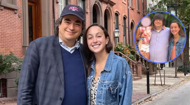 Jaime Bayly está orgulloso de su hija Camila Bayly.