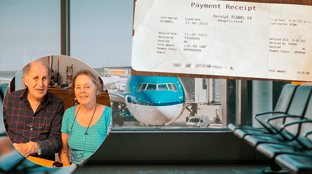 Una pareja de ancianos sufrió el cobro de 110 dólares por imprimir los tiquetes de avión tras un inocente error.