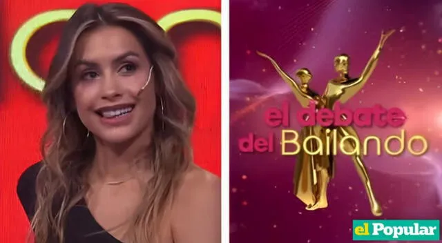 Milett FIgueroa tuvo que asentir y sonreír al ver en televisión su caída durante programa peruano.