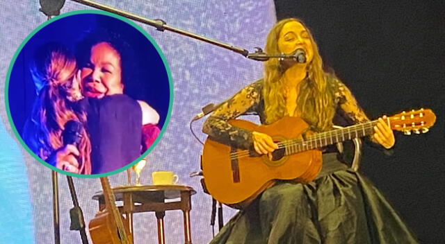 Natalia Lafourcade sorprende a sus fanáticos con la presencia de Eva Ayllón en su concierto