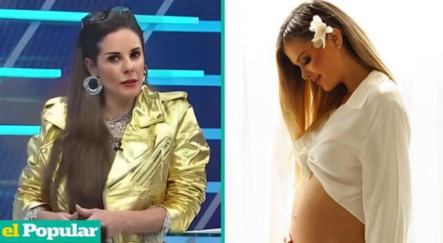 En América Espectáculos, Rebeca Escribens se pronunció sobre las dificultades de un embarazo y le dio su apoyo a Brunella Horna, quien es mamá primeriza.