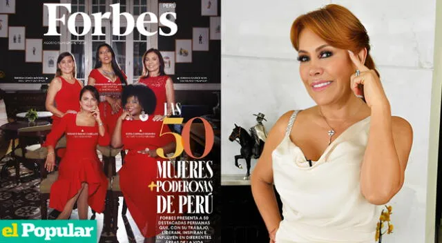 Magaly Medina no dejó pasar la publicación de Forbes Perú sobre las 50 mujeres más poderosas del Perú.