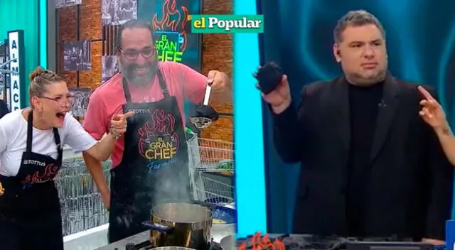 ‘Loco’ Wagner se sorprendió al quemar su propia papa rellena.