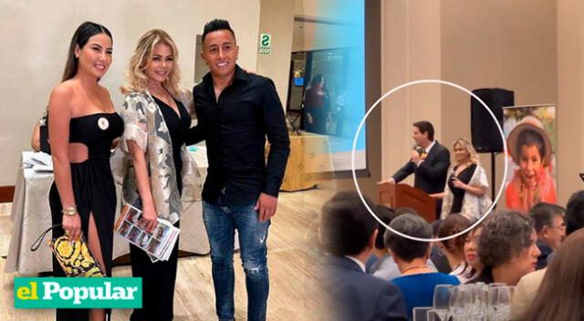 Christian Cueva posó junto a Gisela Valcárcel.