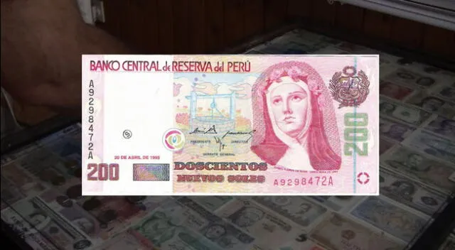 Conoce las características del billete de 200 nuevos soles del año 1995.