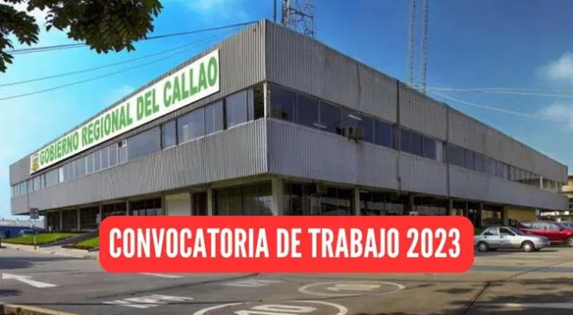 Conoce las ofertas laborales que viene ofreciendo el Gobierno Regional del Callao.