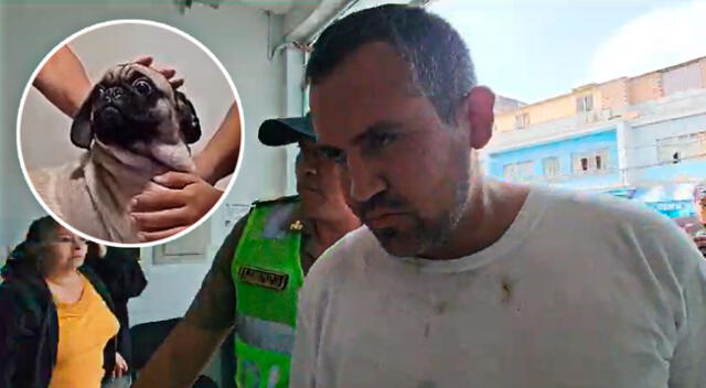 Alonso Santa Cruz Túpac Yupanqui (32) permanece detenido en la comisaría de Apolo, en La Victoria.