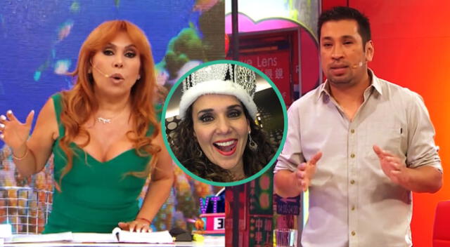 Magaly Medina se muestra suspicaz ante buenos deseos de Aldo Miyashiro a su aún esposa Érika Villalobos por el ampay con Erik Zapata.