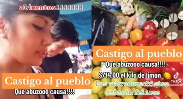 Madre peruana va al mercado y queda en shock en TikTok al ver que el limón está a 14 soles