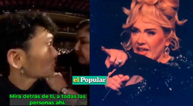 Adele sale a defender a fan que estaba siendo hostigado.