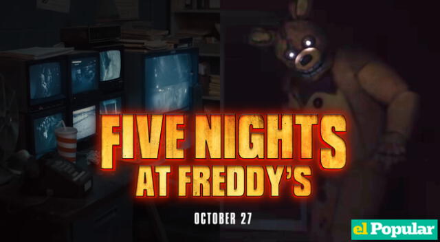 Nuevo trailer de Five Nights At Freddys.
