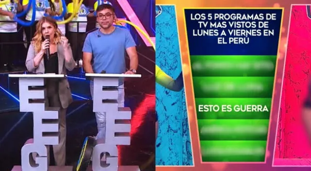 Esto Es Guerra señala que los cinco programas más vistos de la TV peruana pertenecen a América Televisión.