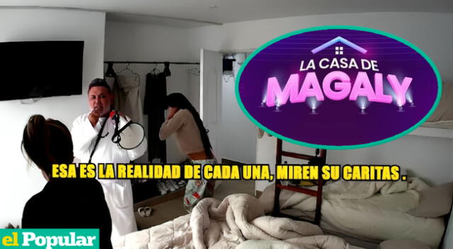 Andrés Hurtado expone a sus compañeras del reality de Magaly Medina sin maquillaje.