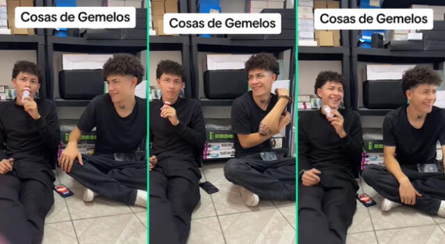 Las experiencias de los gemelos fue viral en TikTok.