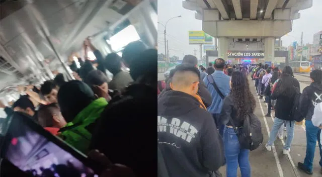 Caos en el Metro de Lima