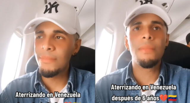 Venezolano llora de emoción tras volver a su país después de 6 años y es viral en TikTok.