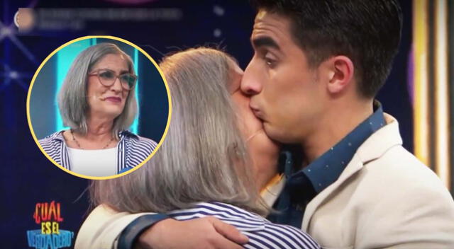 Jorge Guerra tiene tierno encuentro con su madre en "¿Cuál es el verdadero?".