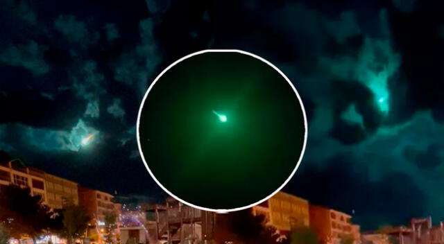 ¡Espectáculo luminoso! Graban caída de meteorito en Turquía