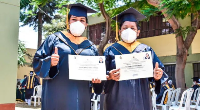 Madre e hija cumplieron su sueño de acabar juntas una carrera técnica en el IESTP Manuel Arévalo Cáceres.