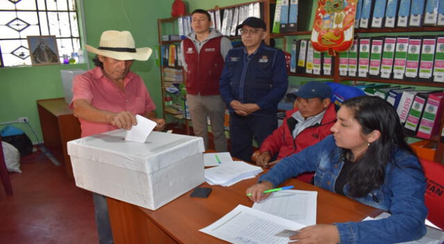 Eligen a jueces de paz en diversos centros poblados de Cajamarca