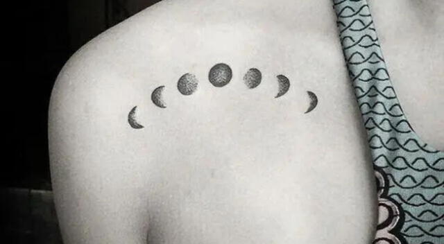 Conoce el verdadero significado del tatuaje fases de la luna.