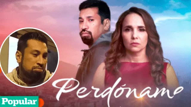 Aldo Miyashiro saca cara por telenovela 'Perdóname' con Érika Villalobos.