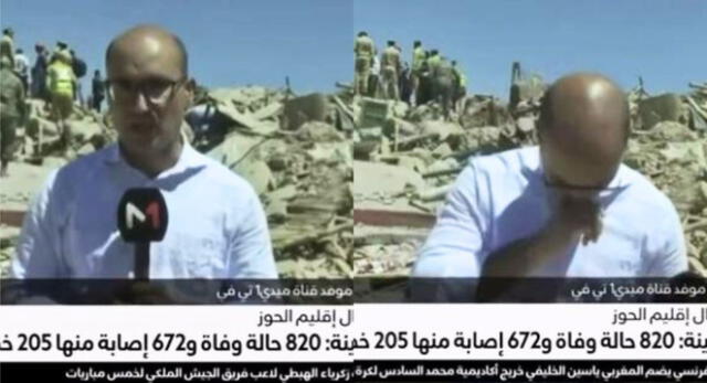 Periodista rompe en llanto EN VIVO al informar sobre la destrucción del terremoto de 6.8 en Marruecos Periodista rompe en llanto EN VIVO al informar sobre la destrucción del terremoto de 6.8 en Marruecos