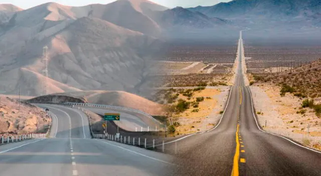 La carretera más grande el mundo que tiene una longitud de 48 000 km pasa por la costa peruana.