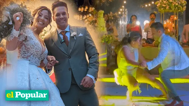 Estrella Torres y Kevin Salas bailaron como en El Gran Show en su boda.