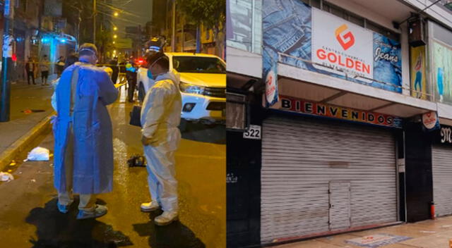 Agentes policiales identificaron a 80 personas que estaban dentro de la galería.