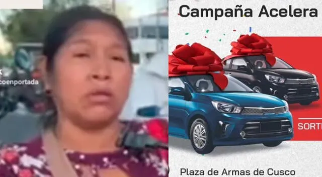 Señora señaló que hará respetar su premio y que su abogado ya está viendo el tema.