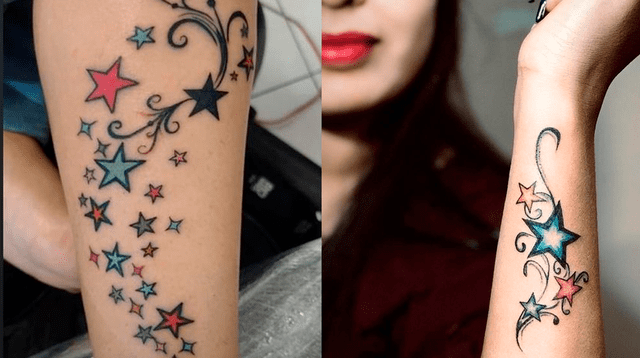 Descubre el significado de los tatuajes de estrellas.