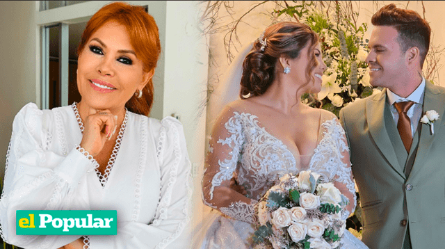 Magaly Medina afila su lengua tras boda de Estrella Torres y Kevin Salas.
