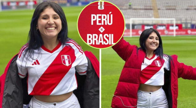 Milena Warthon cantará en el estadio Nacional por el partido Perú vs. Brasil.