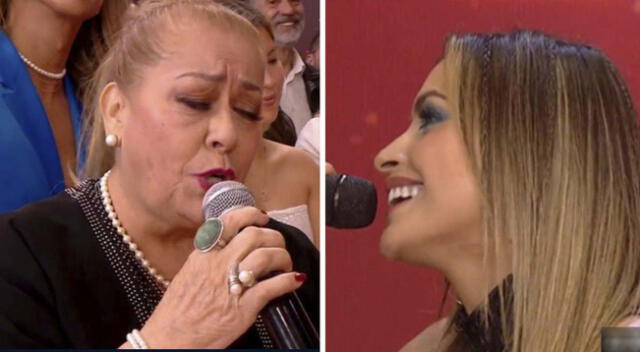 Mamá de Milett Figueroa sorprende en Bailando 2023.