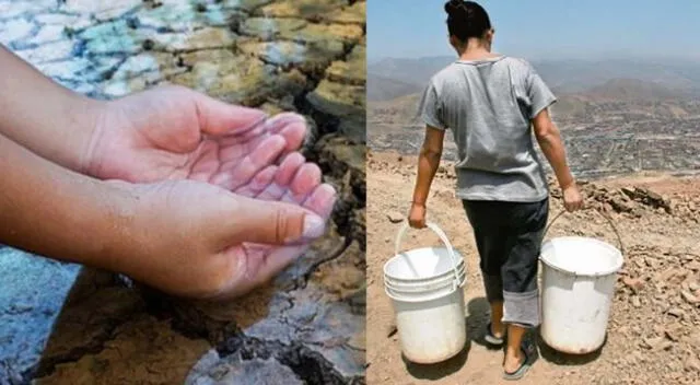 La falta de agua está afectando a varios distritos.